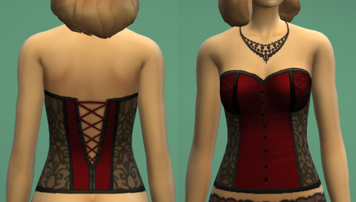 amylet: Fondu Au Noir - 2 corset tops for teen to elder Long story short, at first I wanted to make 