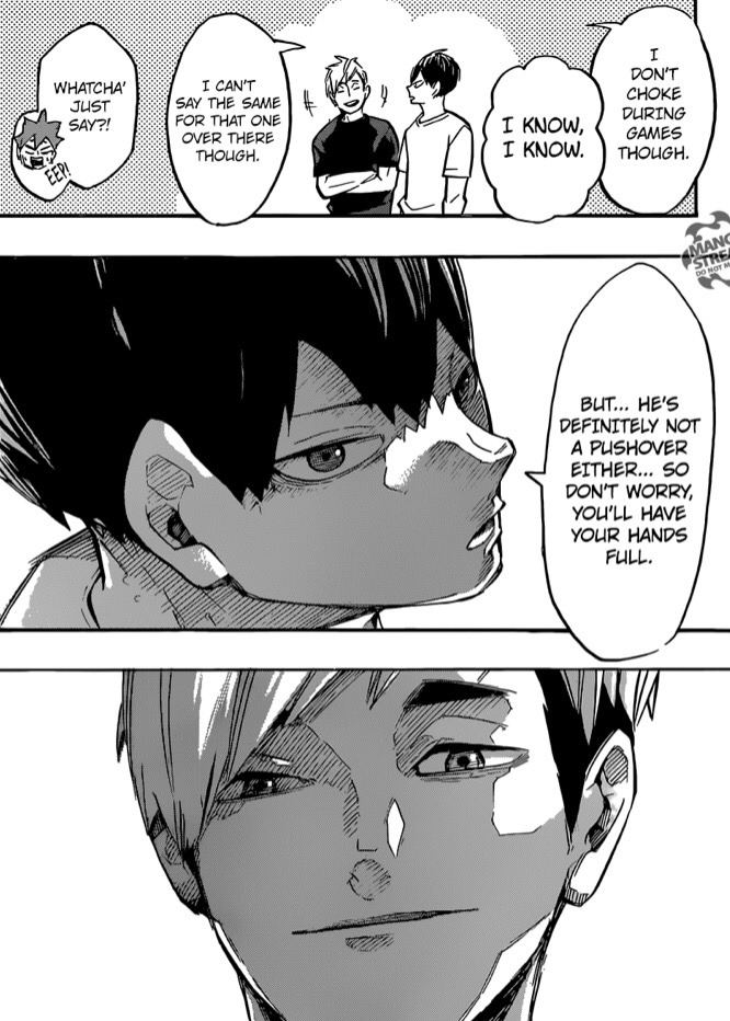 jennyim18:  ~Kageyama defending Hinata (aka defending your bae) ~