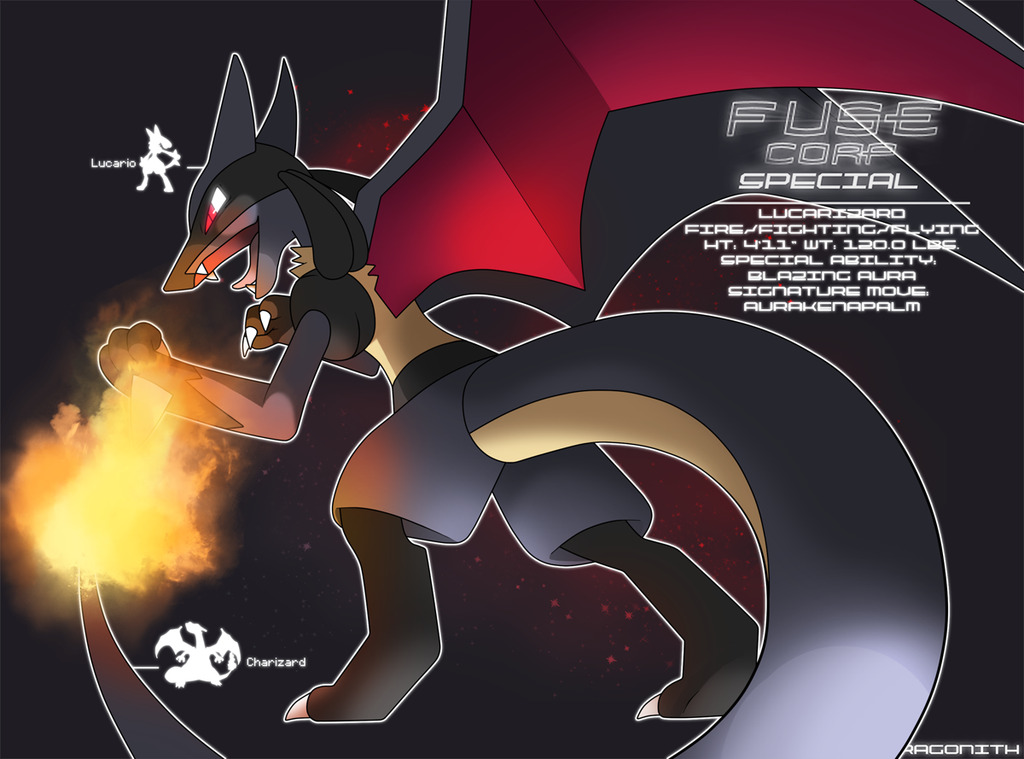 Lucario the Aura Pokémon — pkmnまとめ Artist: あう子 via pixiv