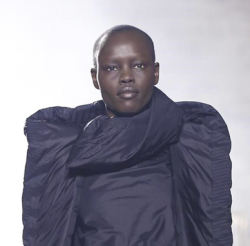 amen69fashion:  Grace Bol and Nykhor Paul at Rick Owens Fall 2015