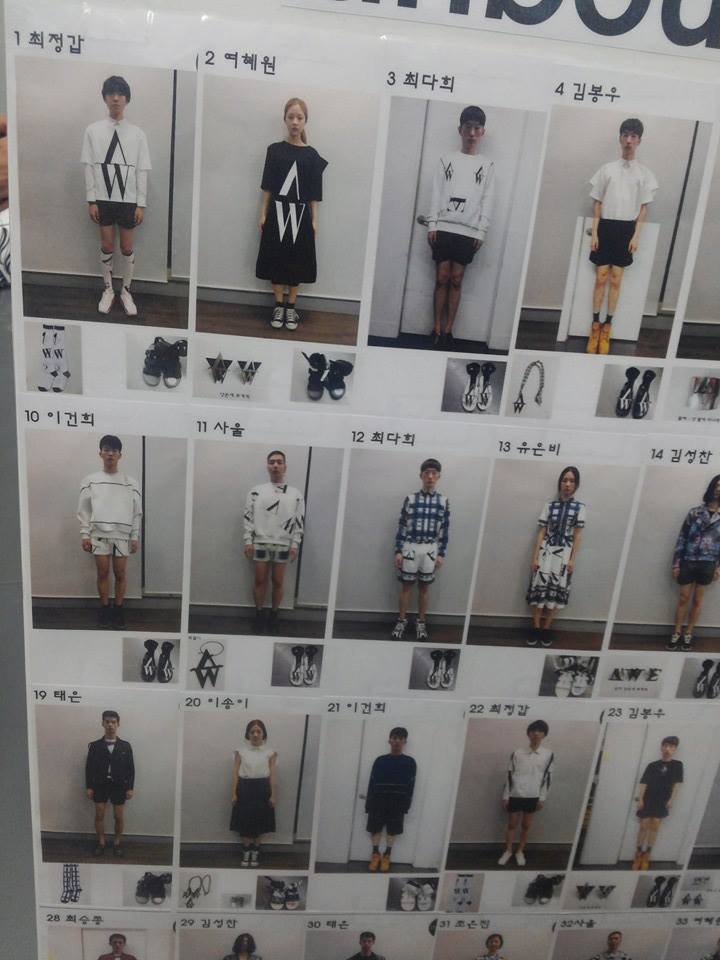koreanmodel:  AWE Spring 2014 Seoul Fashion Week model list.