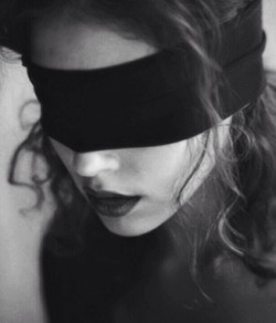 Art-Of-Domination:  He Could See Her Expression, Even Though The Shroud Of The Blindfold.