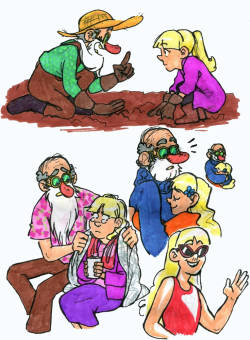 chillguydraws: fshwthtwlgs:  ISN’T IT GREAT THAT PACIFICA LEFT HER ABUSIVE PARENTS AND NOW LIVES IN THE MANSION WITH FIDDLEFORD??  I am all for Papaw McGucket!  I love this ; u; &lt;3