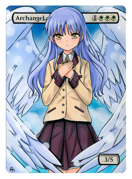 sumomocards: Archangel of Tithes with Kanade Tachibana from Angel Beats! - NFSReference is an offici