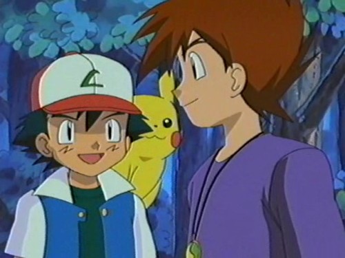 soveryanon:  I HATE (= love, it makes me sob) THAT MOMENT.Shigeru had been throwing hints EVERYWHERE that he didn’t intend to continue Pokémon League Challenges (while receiving his Hoenn dex, when he had other one-on-one talks with Satoshi by the