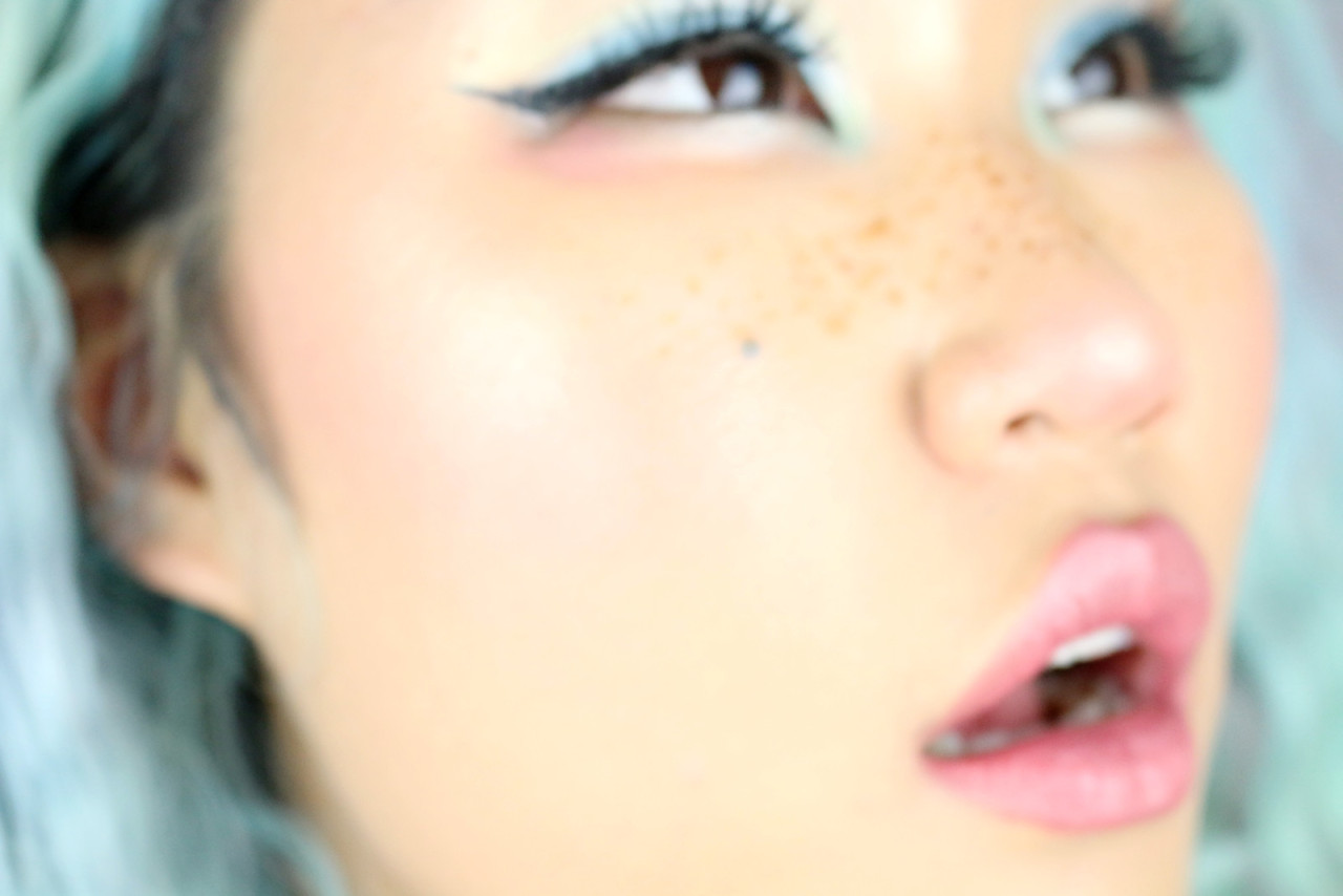 michellemoe:Dyeing my hair blue &amp; mermaid waves tutorial