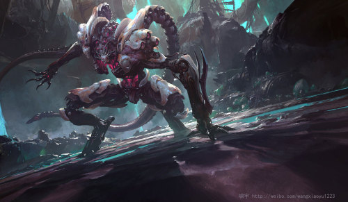 this-is-cool:  The glorious sci-fi and fantasy themed creations of Xiaoyu Wang -
