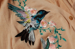 lacasuarina:Embroidery.   Coming Thursday. 