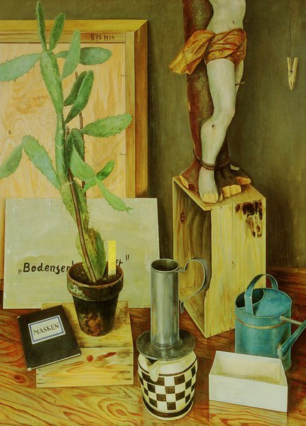 cactus-in-art:Rudolf Wacker (Austrian, 1893 - 1939) Stillleben in Neuer Sachlichkeit