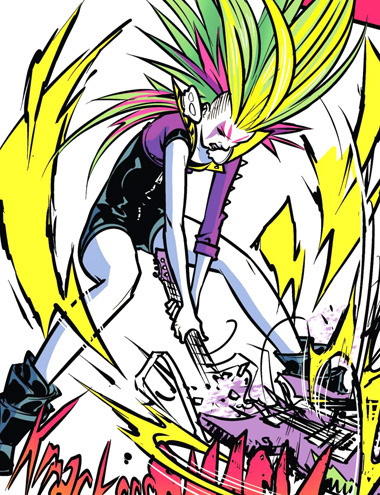 doktorvondoom:  ↳ Pizzazz in Jem & The Holograms # 3