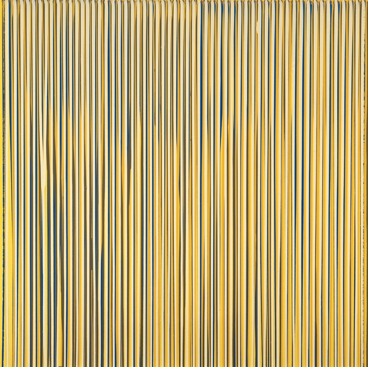 alaspoorwallace:Ian Davenport (British, born 1966), POURED LINES: PALE LEMON, BLUE,