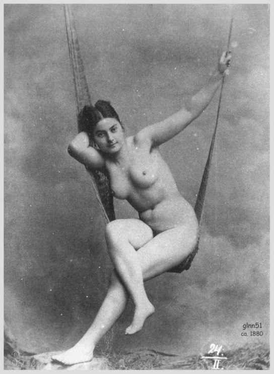 Victorian Women Sitting Naked on Swings. Youâ€™re welcome.