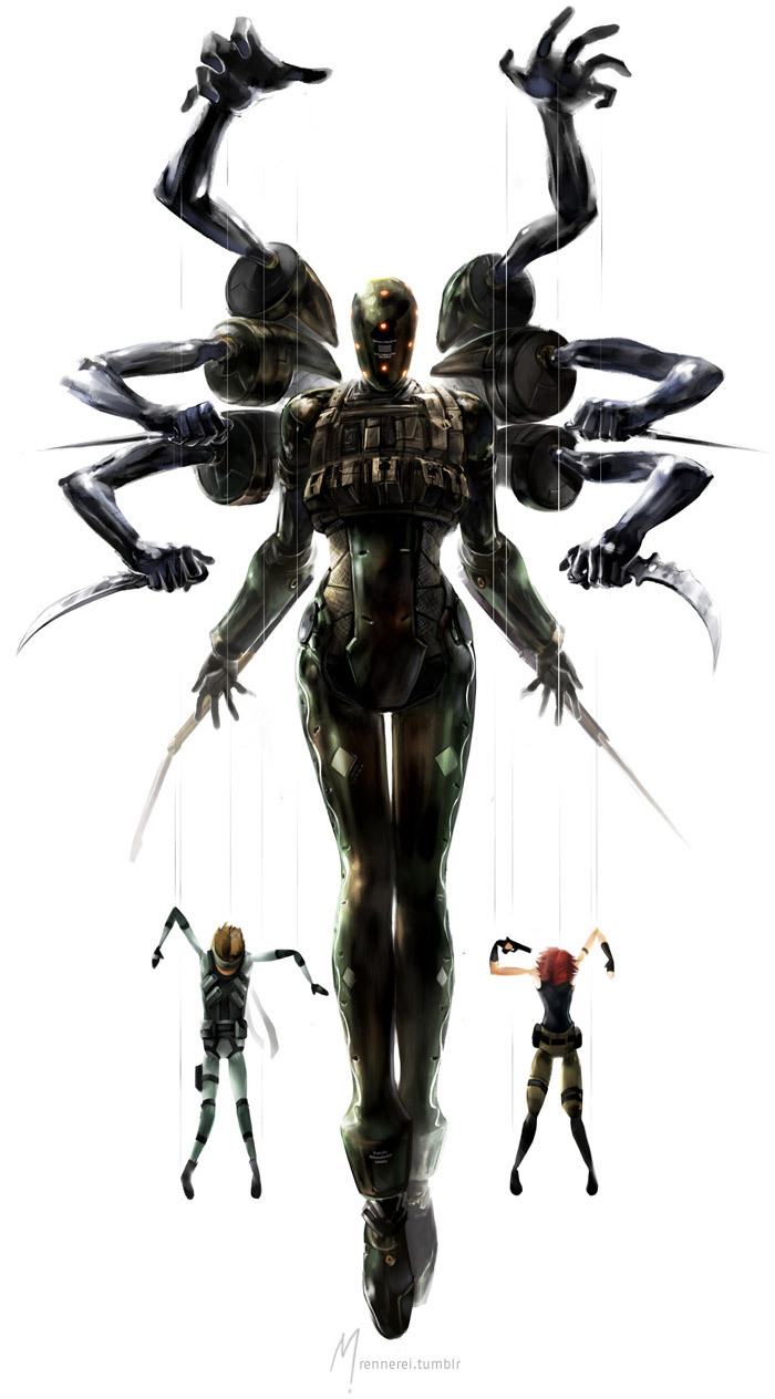 rennerei:  I’m digging through my old mgs fanart while being butthurt over the