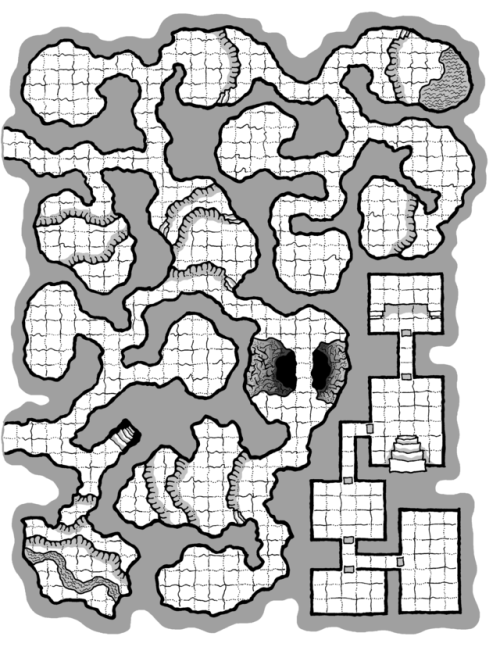 Megadungeon level 3 (map #36) The megadungeon project continues! Links to download the PDF versions 