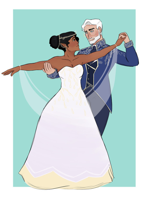 nottmygoblindaughter: reddavocado: I will always love them [Image Description: Fanart of Vex and Per