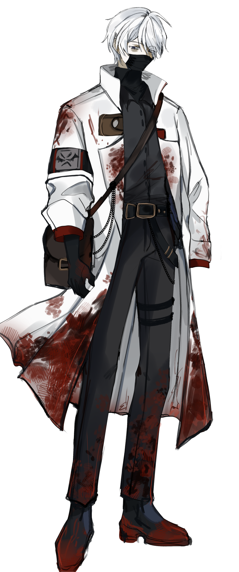My Outfit Design For Solomon In My Apocalypse-AUSolomon Wouldn't Be Infected. He Would Have Been Sitting