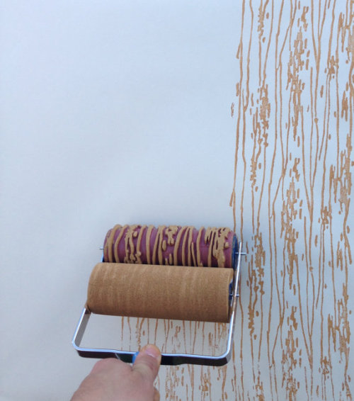 princesslifestylechoices: rock-flag-and-jerkface: NotWallpaper featuring Patterned Paint Rollers. Ou