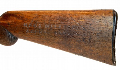 peashooter85:A Wells Fargo/Parker Bros. double barrel shotgun belonging to Wells Fargo Agent Mack Wi