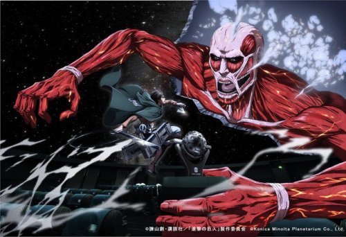 Porn photo HQ of the Colossal Titan + Eren image from