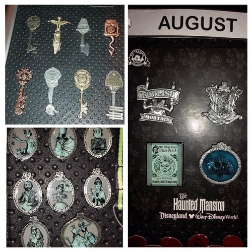 disneylifestylers:  Lots of new Haunted Mansion pins coming this fall! Pic cred: pinformation on FB 