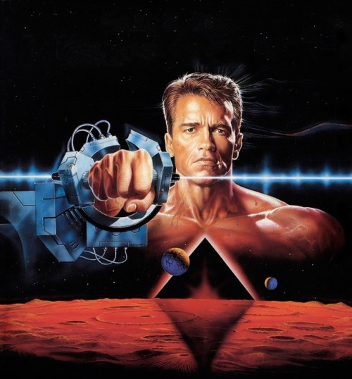 ”Get your ass to Mars.” Italian TOTAL RECALL (1990) poster by Renato Casaro. (Thanks to patart-illus