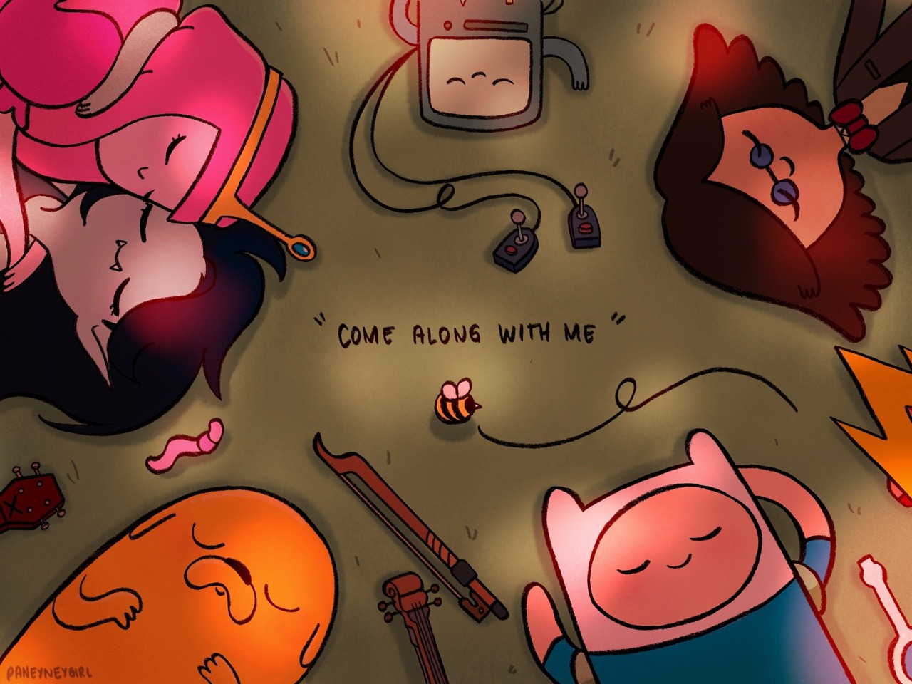 paneyneygirl: A tribute to another great show that ended. Thanks for the great memories adventure time. One of my art inspirations and fave shows of all time.  