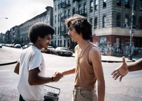 Buds in Bushwick. Bushwick Ave and Moore St, 1970s.