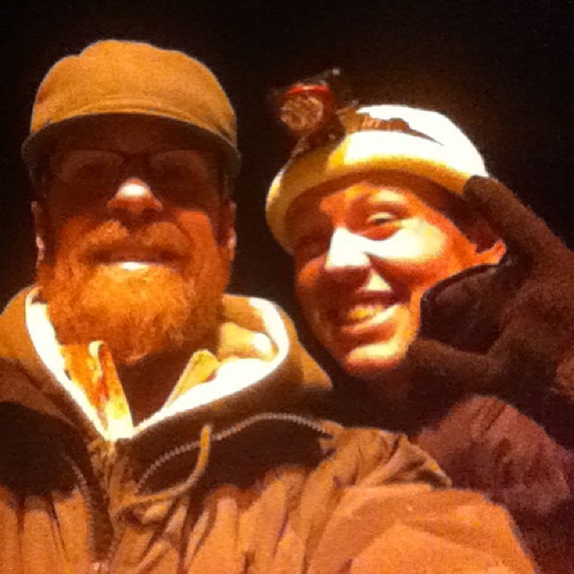 Late night fishing with my pops I wish the fishing was better but I wouldn&rsquo;t