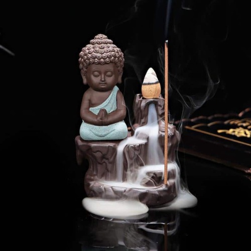 Monk Waterfall Incense Burner => Hotgiftdeals.com/product/monk-waterfall-incense-burner/