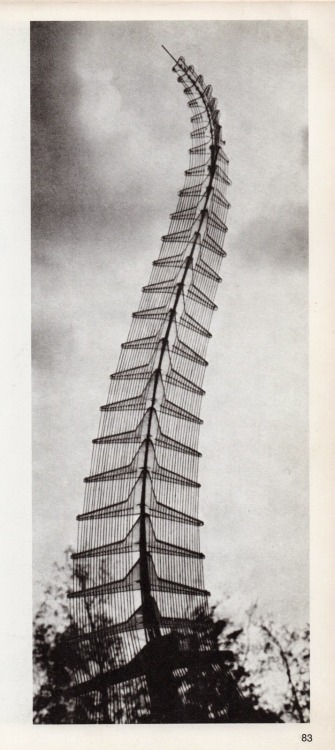 Frei Otto’s Flexible Column, 1963
