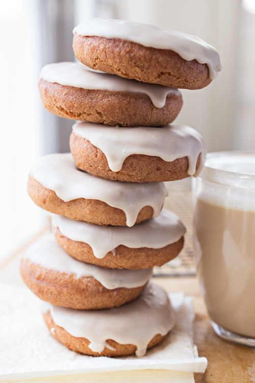 delectabledelight:   Vanilla Chai Tea Latte Doughnuts