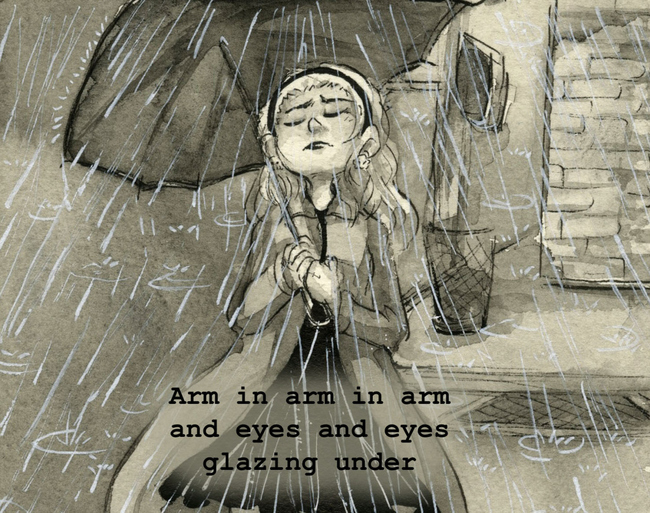 orangelemonart:  Mistaken For Strangers- The National Companion to this piece from three years ago Sorry this couldn’t be done as an audio post, tumblr said lyricstucks have no rights.  