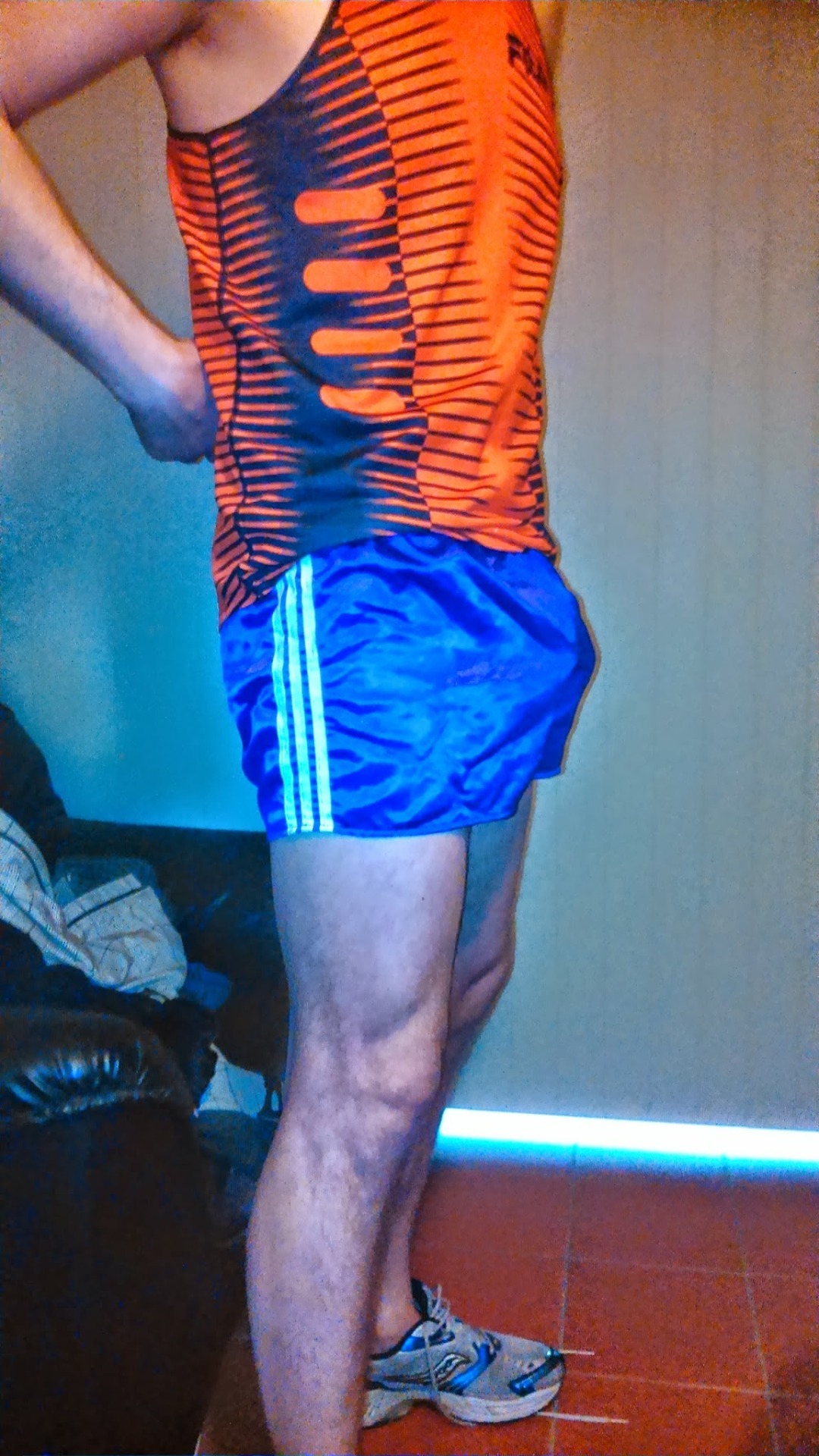 sportgearlover:3stripes nylon shiny adidas shorts set