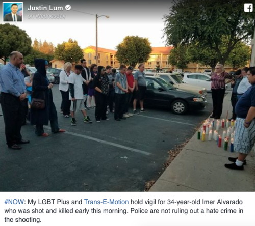 micdotcom: Fresno gay man Imer Alvarado murdered, friends refute reports he was a trans woman After 