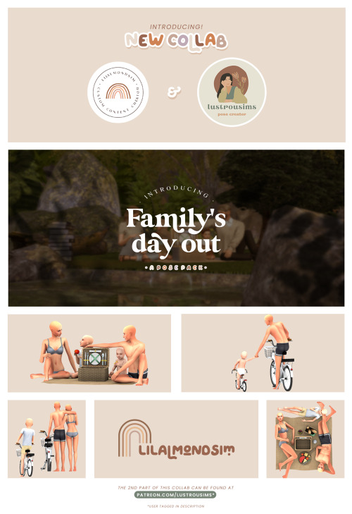 lilalmondsim:⋒ Family’s day out —  How exciting to finally bring you my first collab! Many thanks to