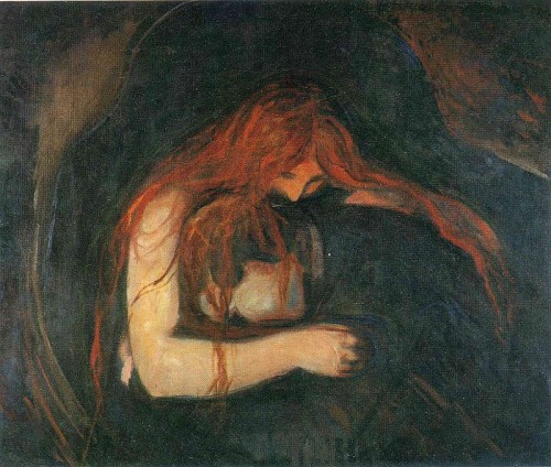 aizobnomragym:Edvard Munch“Vampire”