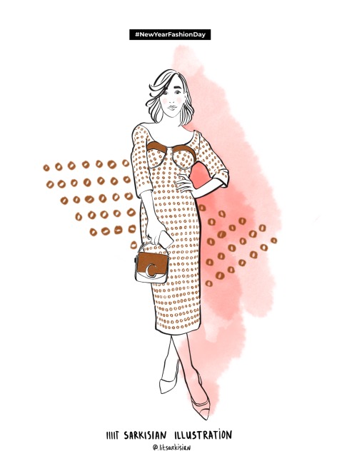 Quick fashion sketches for NEW YEAR FASHION DAYcreated at the event