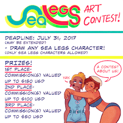 nealdanderson: nealdanderson:   My first announcement! Presenting the Sea Legs Fan Art Contest! I’ve been toying with this idea for a little while now, but seeing as you all have taking such a liking to my characters, I wanted to hold an art contest!