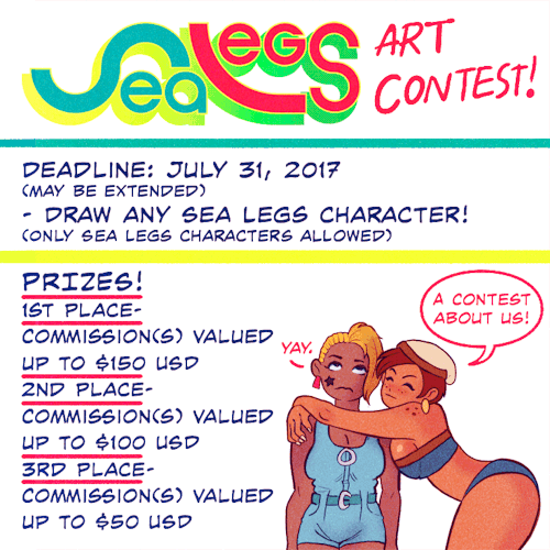 nealdanderson: nealdanderson:   My first announcement! Presenting the Sea Legs Fan Art Contest! I’ve been toying with this idea for a little while now, but seeing as you all have taking such a liking to my characters, I wanted to hold an art contest!