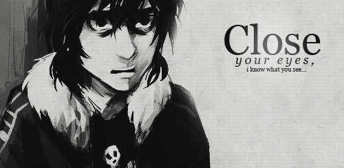 ghost-nico:“…So you run; through shadows you roamseams undone by the love you thought you coul
