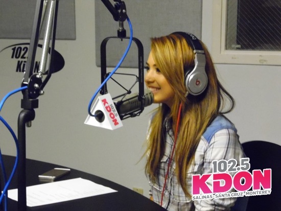 jasminev-news:  October 2nd: HQ pictures of Jasmine at 102.5 KDON radio 