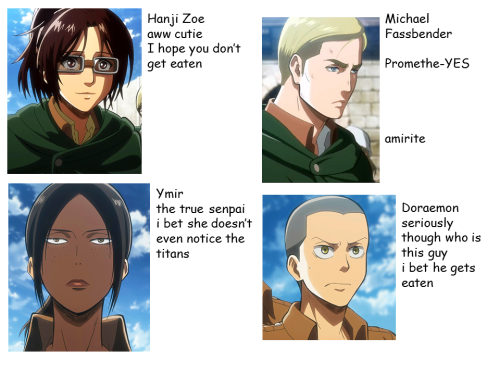 yaoihandspom:  ruru-chii:  chocodi:  what I’ve learned so far.  SIE SIND DAS NYE UND BEES AND THE EAGLES  MIKASA ES SU CASA 