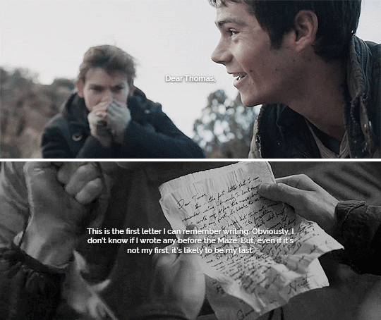 dylanholyhellobrien:Newt’s letter to Thomas - Requested by @dylinski