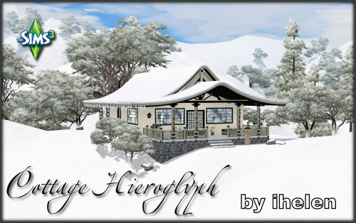 Cottage Hieroglyph by ihelenLot 20*30No CCDownload at ihelensims site