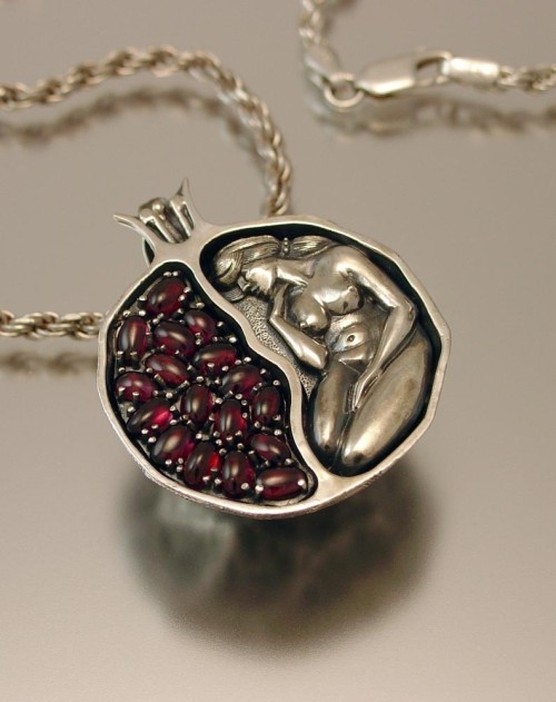 controlyoureyebrow:foxy-voxy:Holy Eleusis, the Persephone pendant. WHERE ARE THESE FORM?These are ma