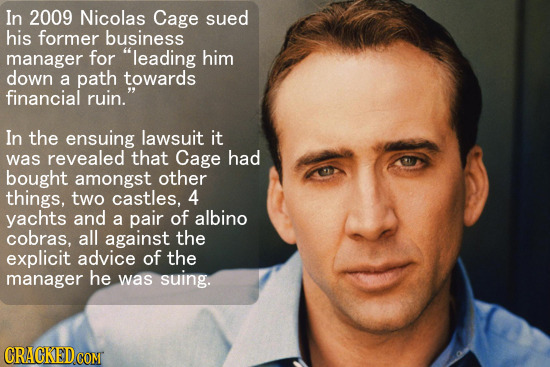 cracked:  You said it, John Grisham! You…you really said that.20 Famous People
