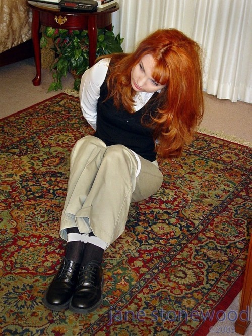 Girls tied, gagged and teased