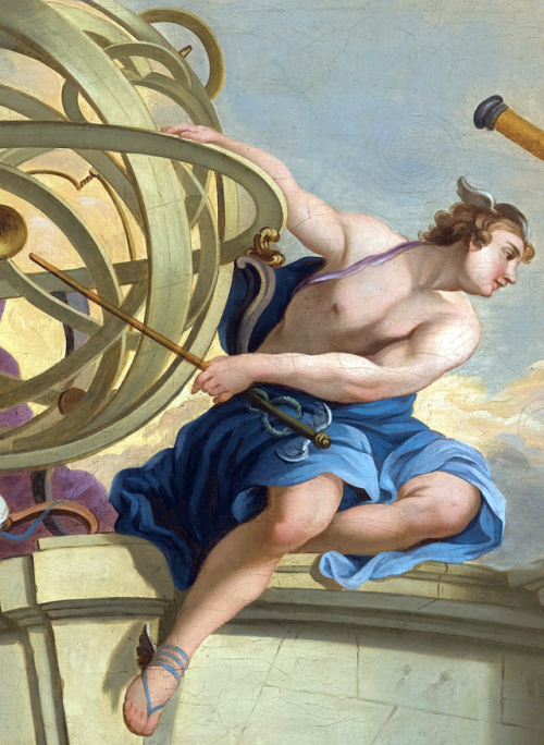 After Jacques de Lajoüe (1686-1761):An Allegory of Astronomy. 18th century. (detail)