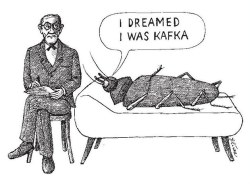 dasbisschentotschlag:&ldquo;I dreamed I was Kafka&rdquo;