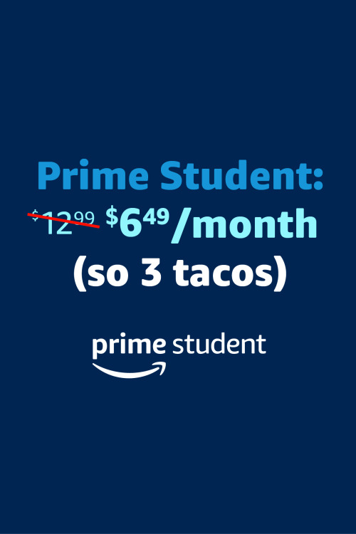 prime-student:Amazon offers students a 6-month trial of Prime and a discounted rate of $6.49/month a